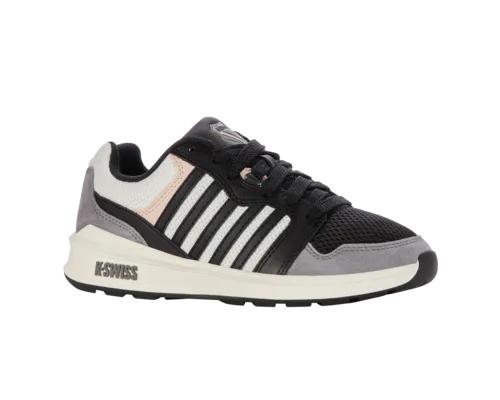 K-Swiss Women's Rival Trainer T Black Blanc De Blanc Smoked Pearl Shoes