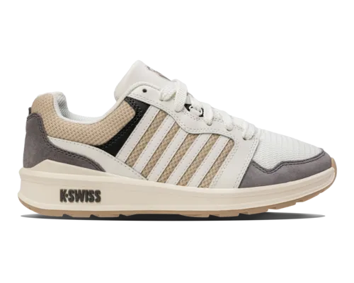 K-Swiss Women's Rival Trainer T Blanc De Blanc Doeskin Smoked Pearl Shoes