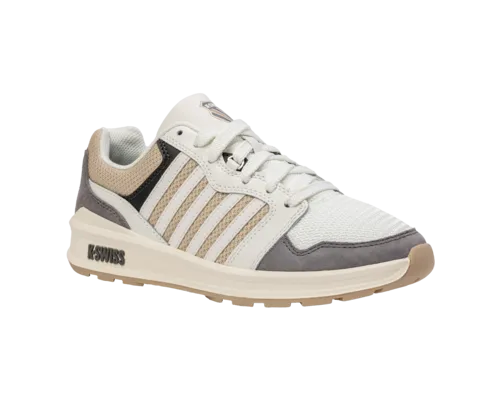 K-Swiss Women's Rival Trainer T Blanc De Blanc Doeskin Smoked Pearl Shoes