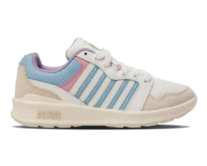 K-Swiss Women's Rival Trainer T Bone White Clear Sky Wisteria Shoes