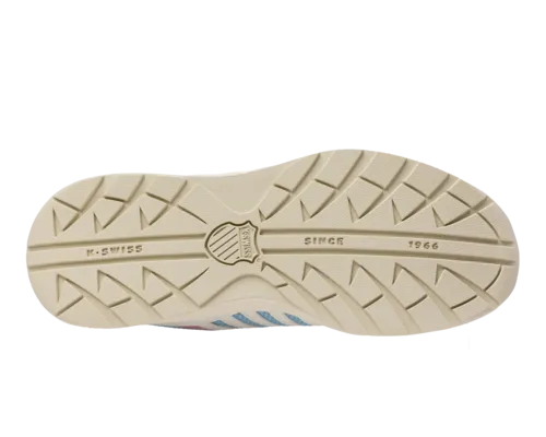K-Swiss Women's Rival Trainer T Bone White Clear Sky Wisteria Shoes