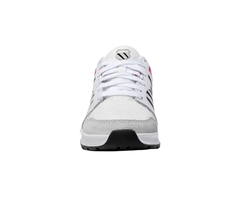 K-Swiss Women's Rival Trainer T White Black Fuschia Purple Shoes