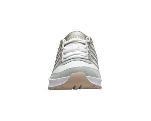 K-Swiss Women's Vista Trainer White Frosty Green Champagne Shoes