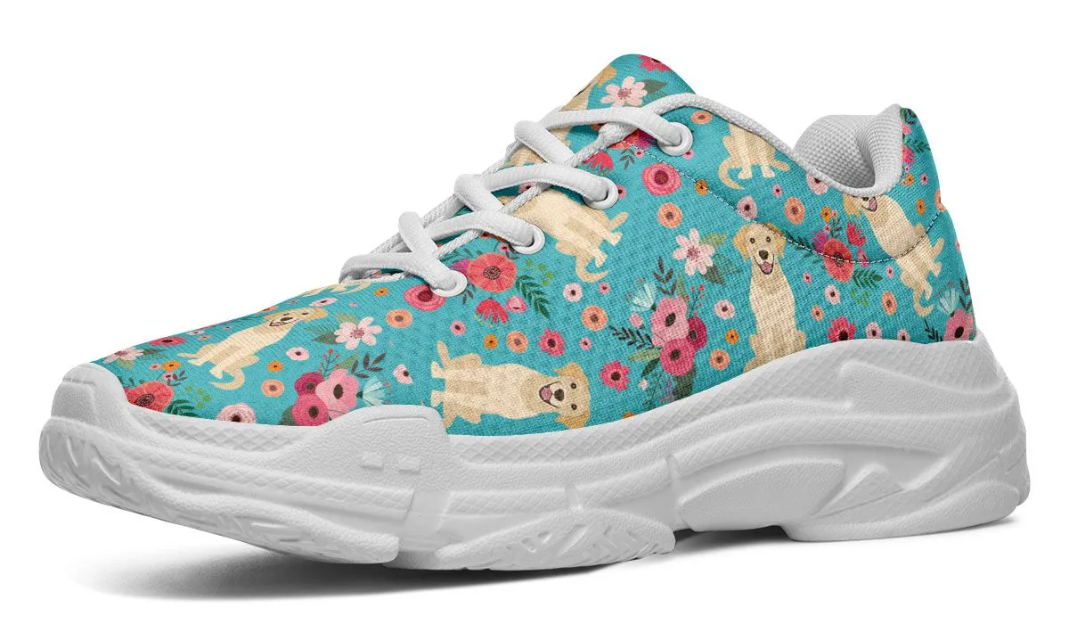 Labrador Flower Chunky Sneakers