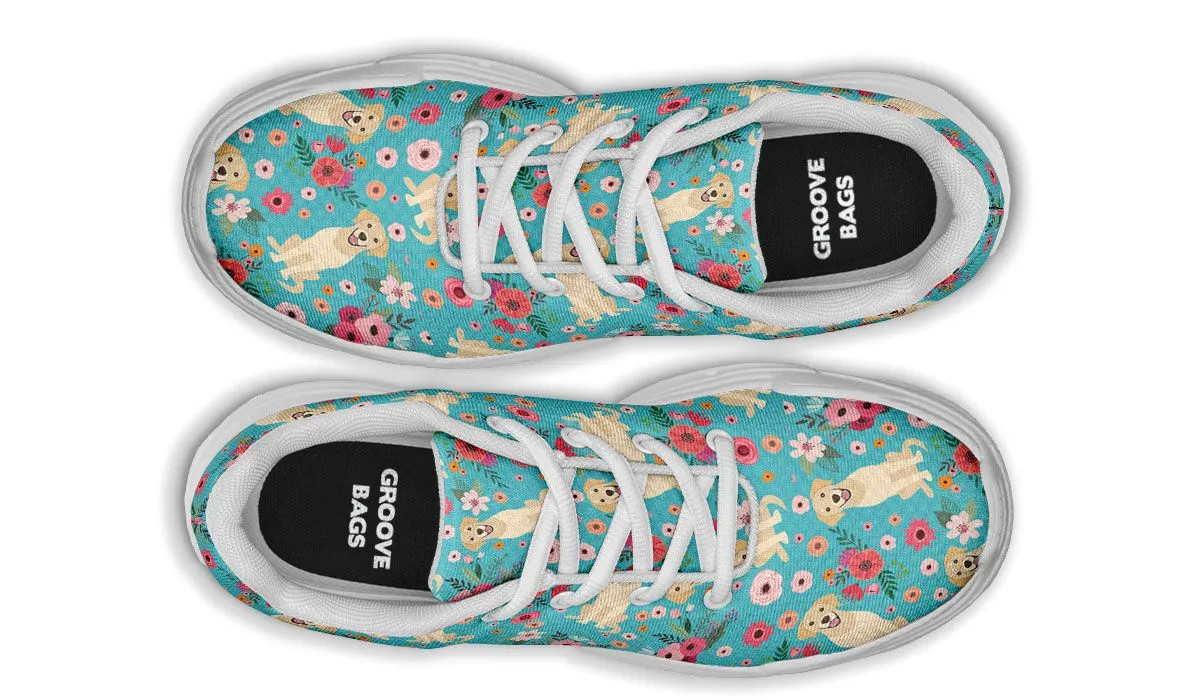 Labrador Flower Chunky Sneakers