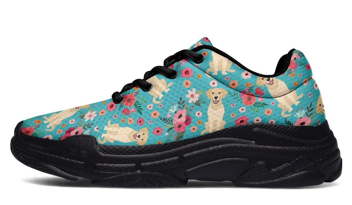 Labrador Flower Chunky Sneakers