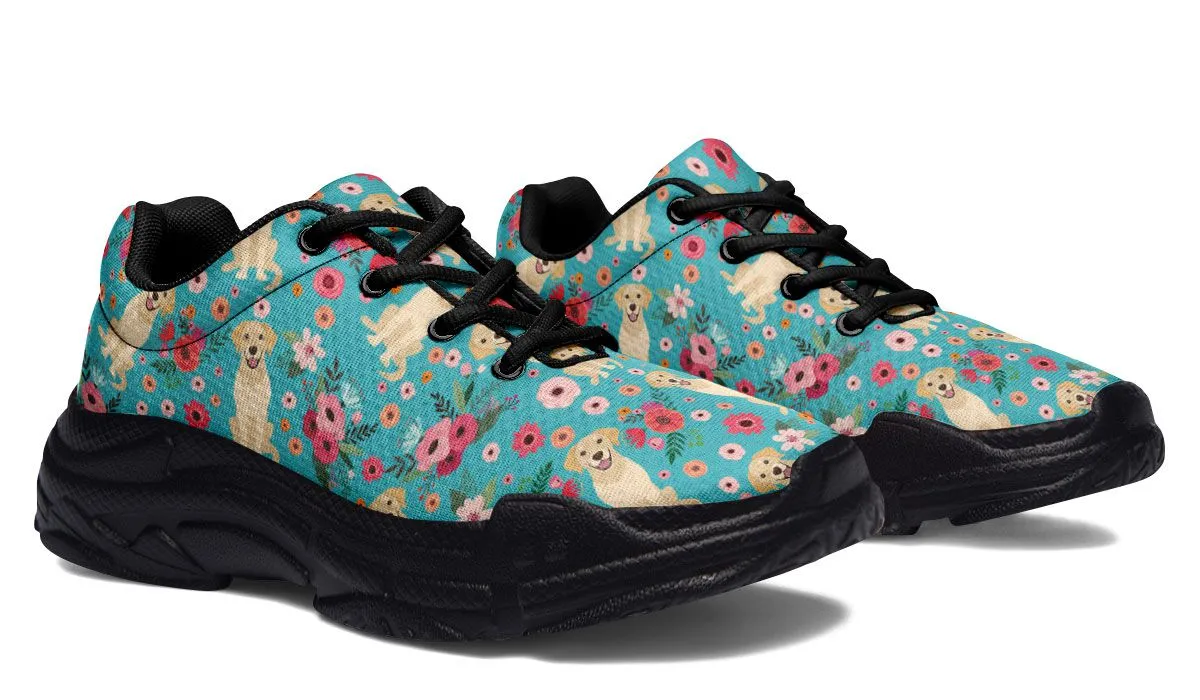 Labrador Flower Chunky Sneakers