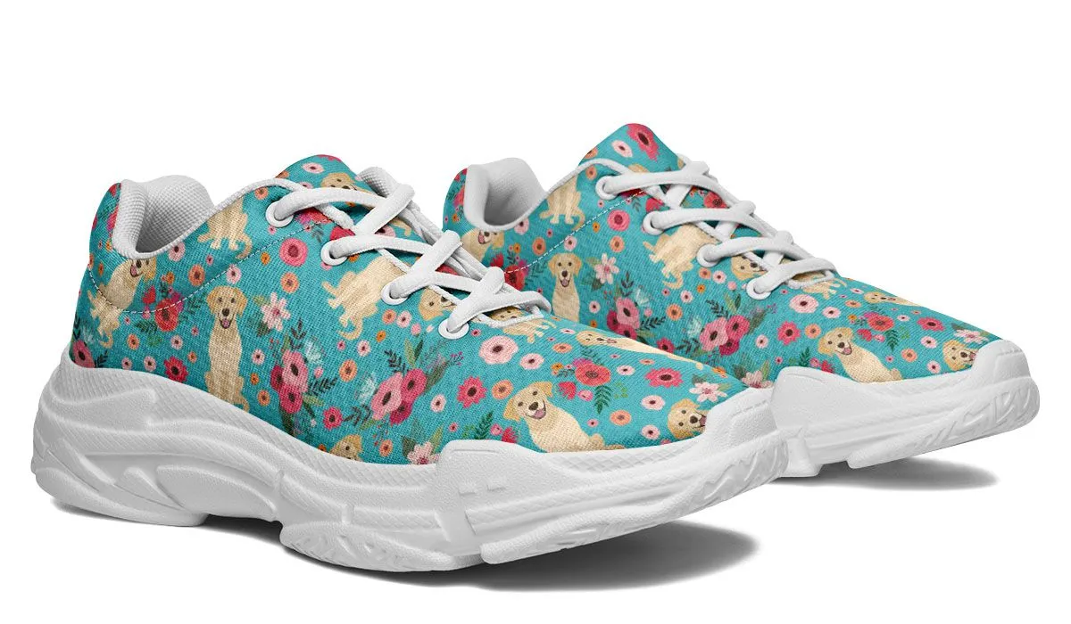 Labrador Flower Chunky Sneakers