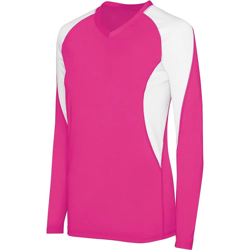 LADIES LONG SLEEVE COURT JERSEY