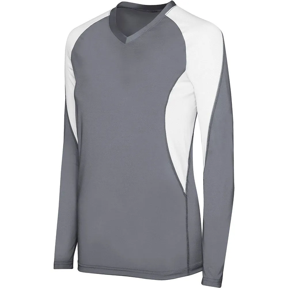LADIES LONG SLEEVE COURT JERSEY