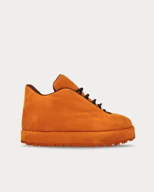 Mercury S000 Orange Mid Top Sneakers