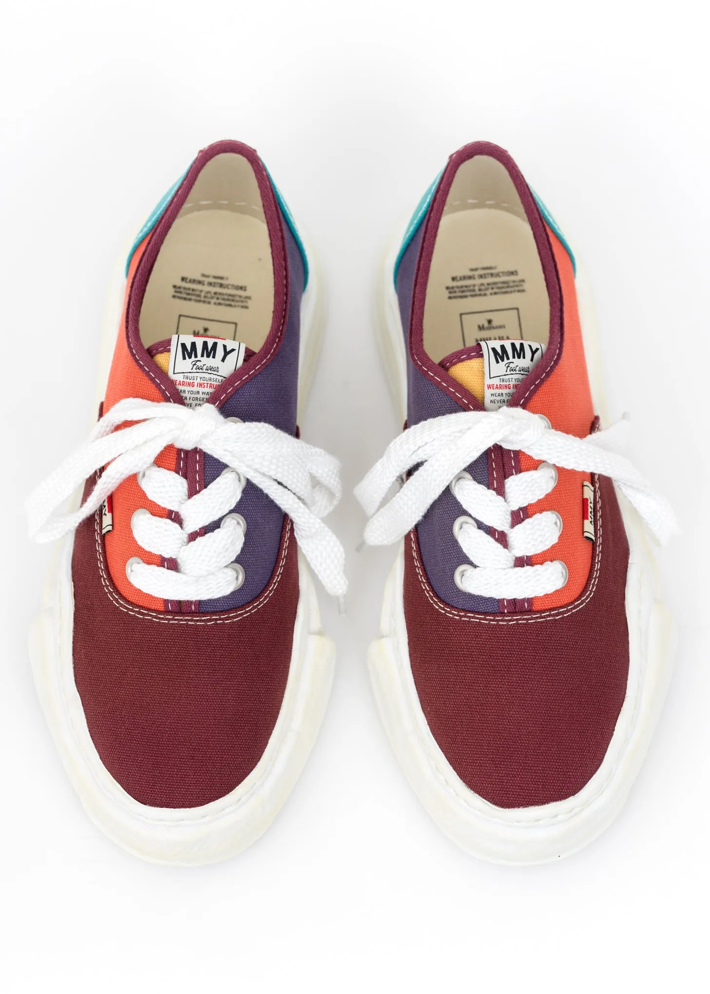 Multi Original Sole Overdyed Lowcut Sneaker (Orange Baker)