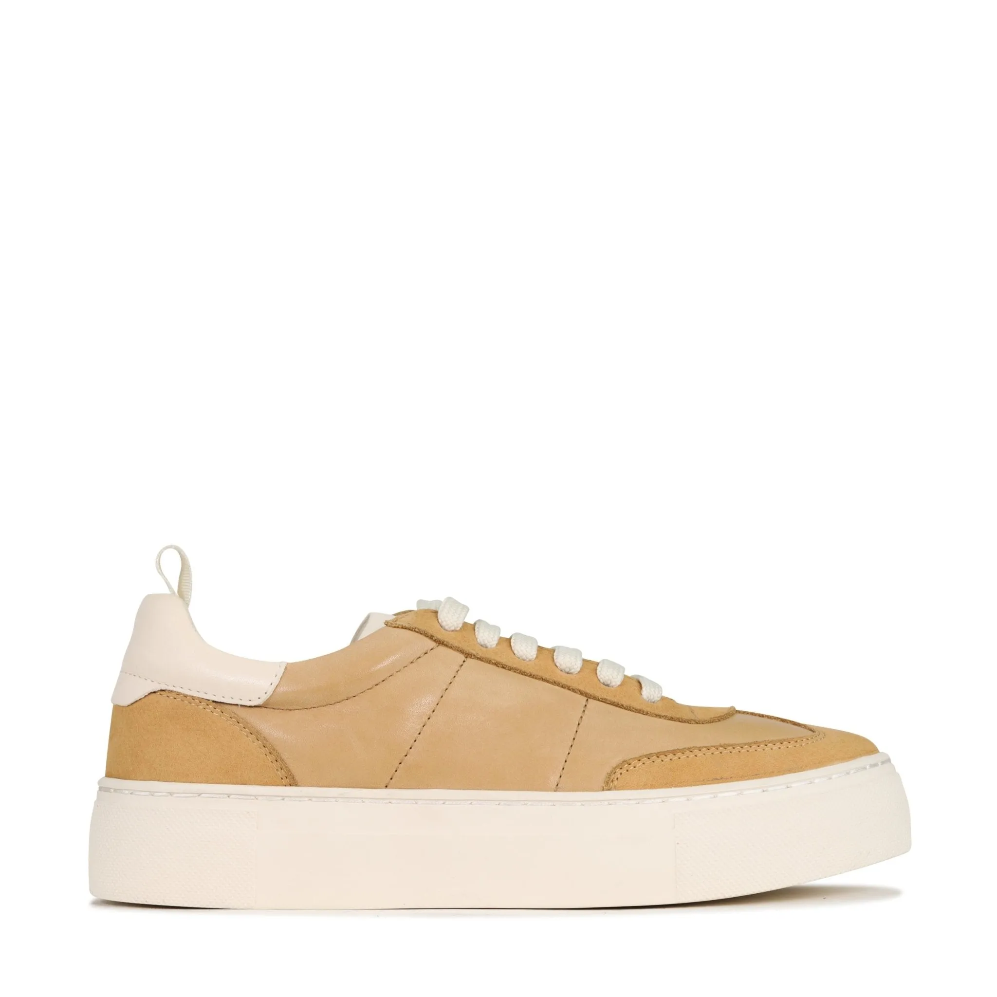 NATALI LEATHER LACE-UP SNEAKERS