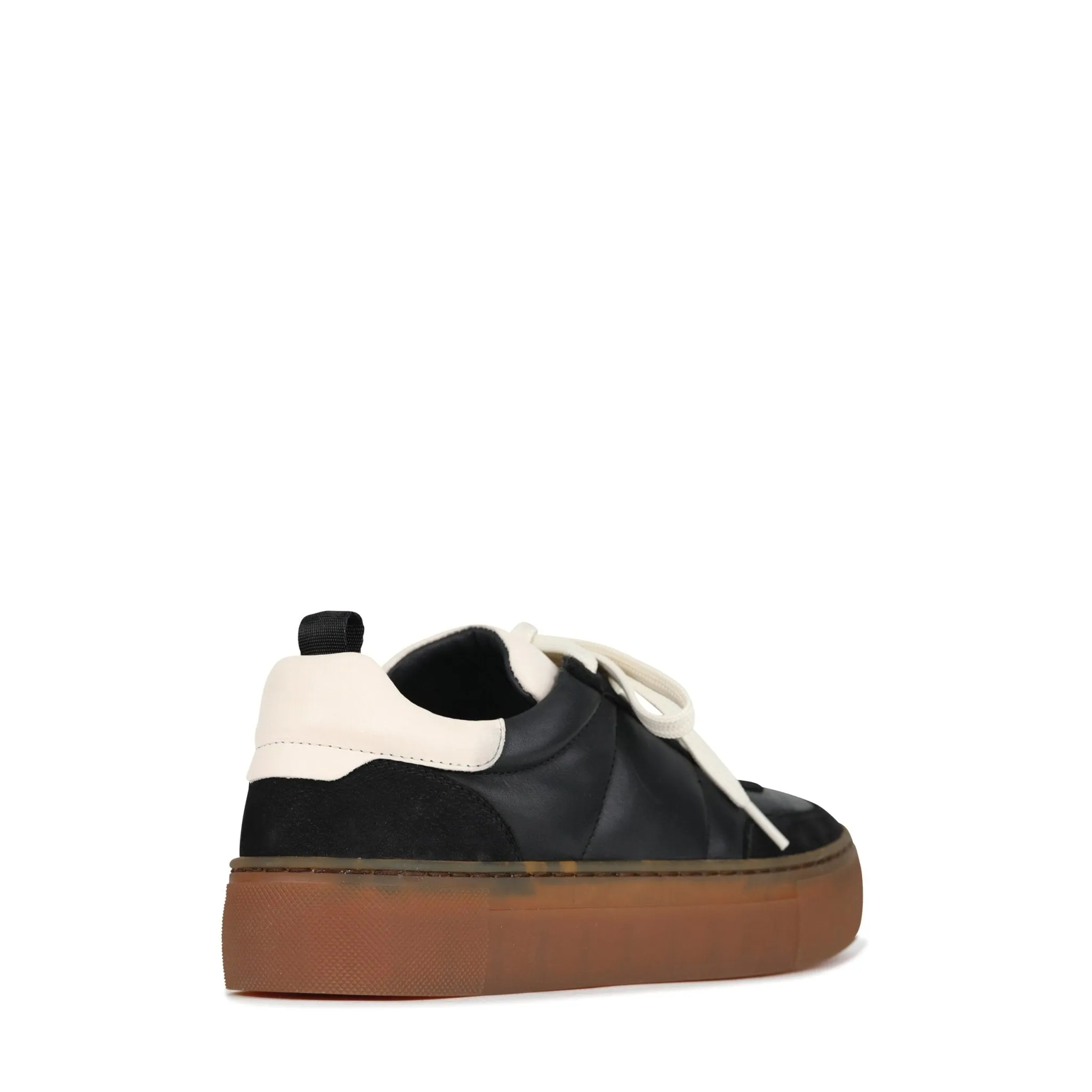 NATALI LEATHER LACE-UP SNEAKERS