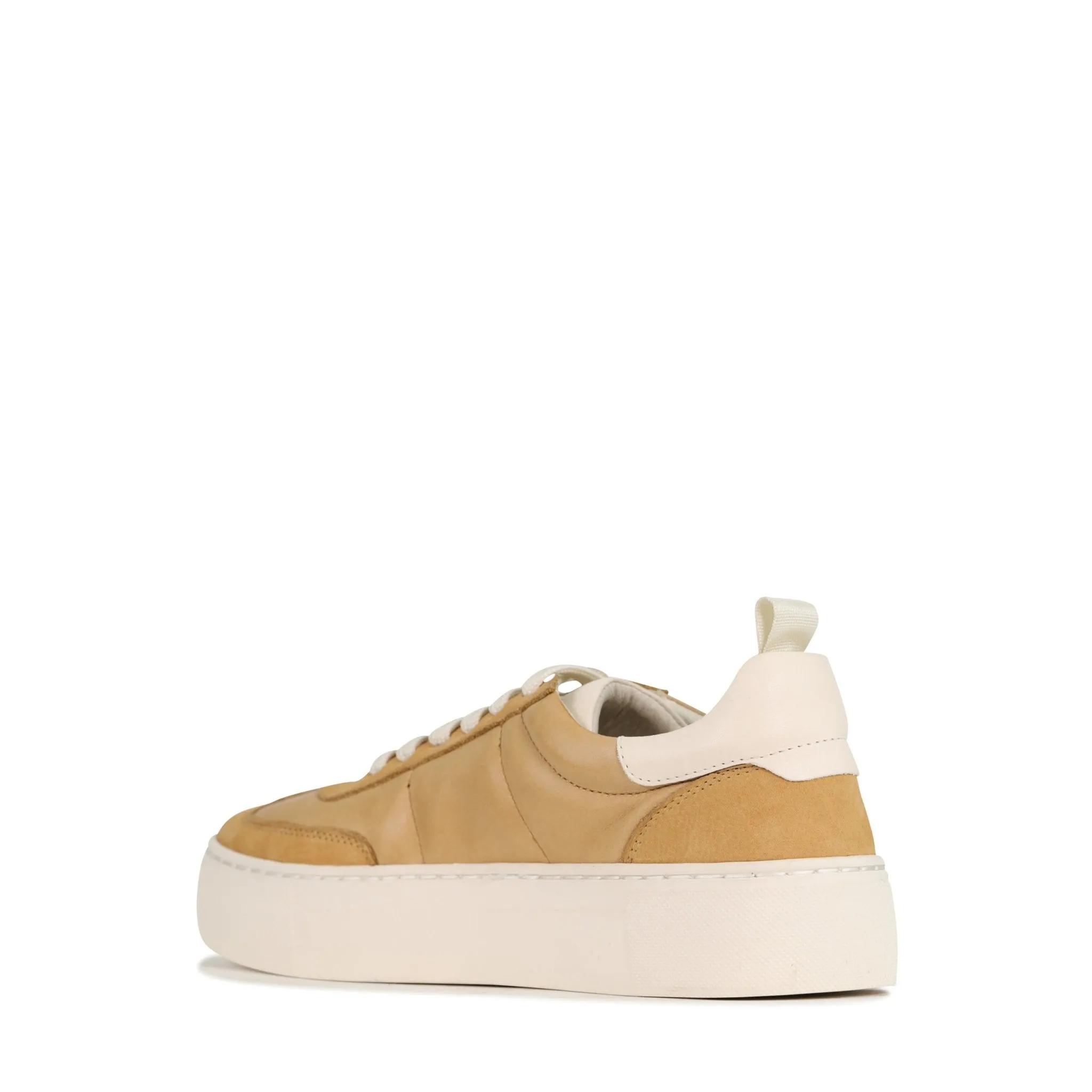 NATALI LEATHER LACE-UP SNEAKERS