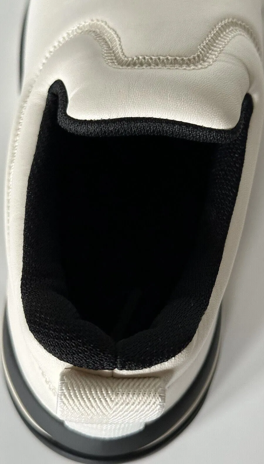 NIB $890 Bottega Veneta Men's Neutral Lagoon Nappa Leather Sneakers 9 US 667069