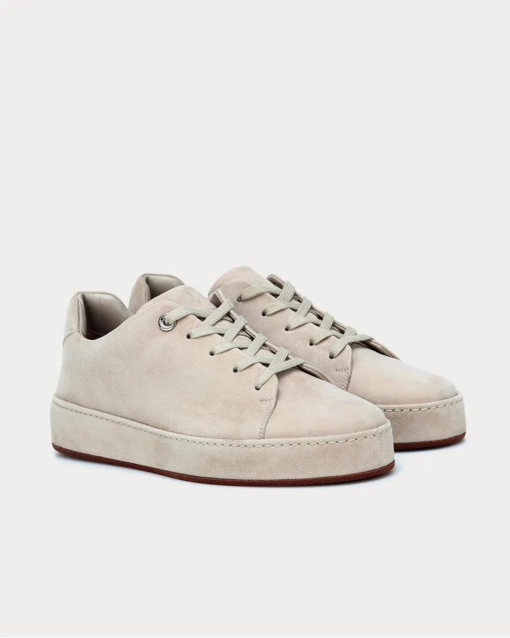 Nuages suede Beige Low Top Sneakers