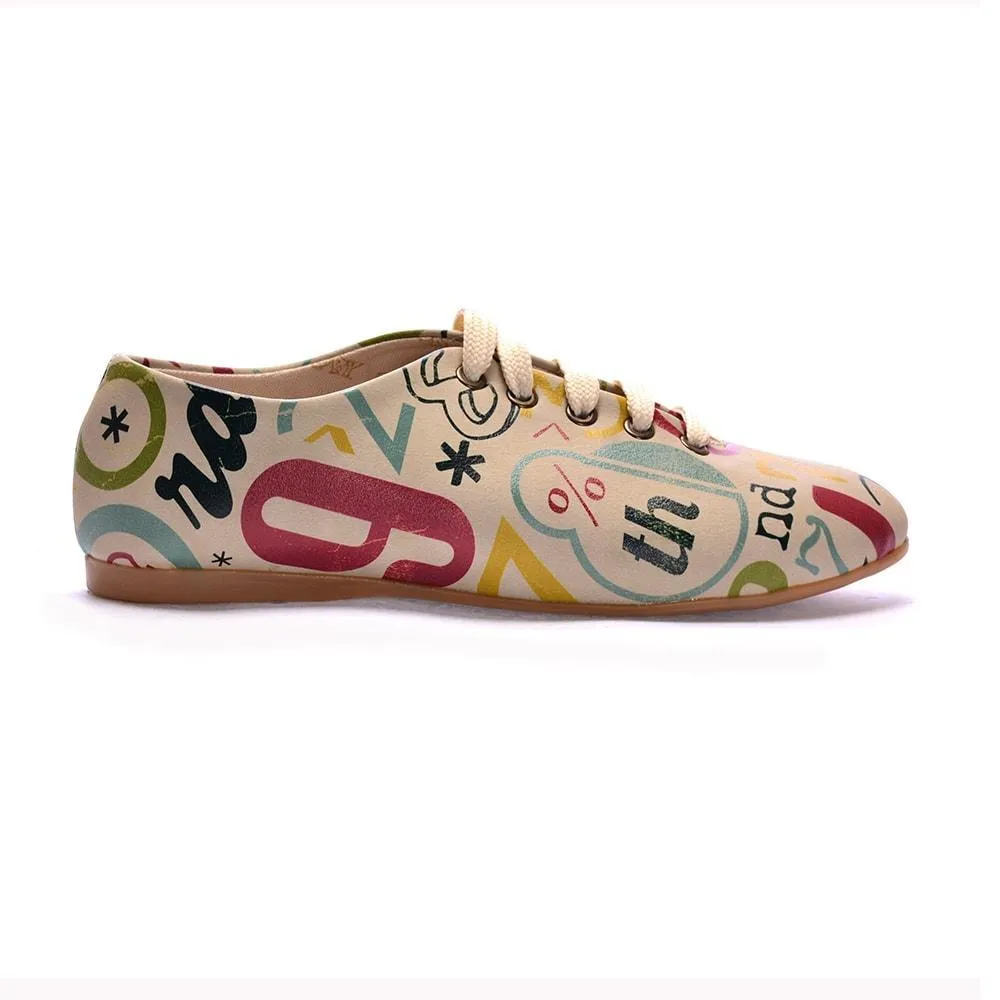 Numbers Ballerinas Shoes SLV017
