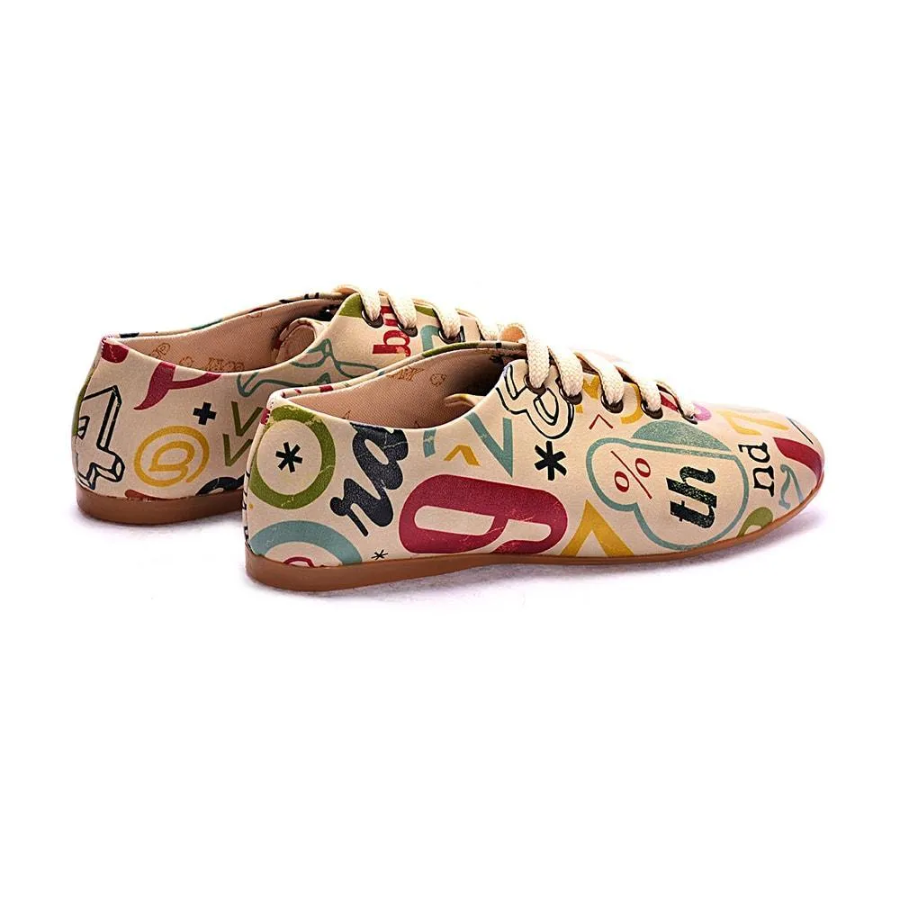 Numbers Ballerinas Shoes SLV017