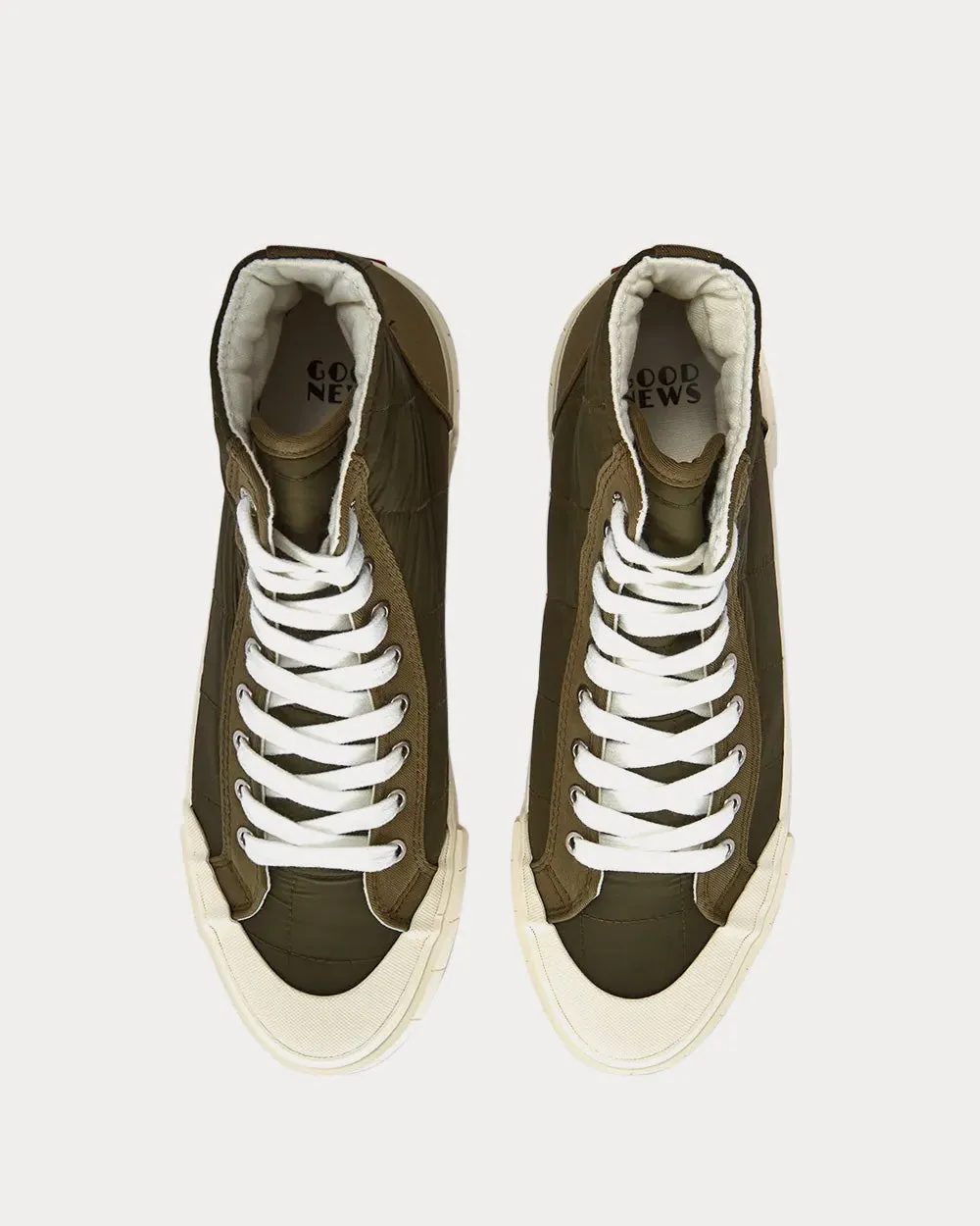 Opal Padded Khaki High Top Sneakers