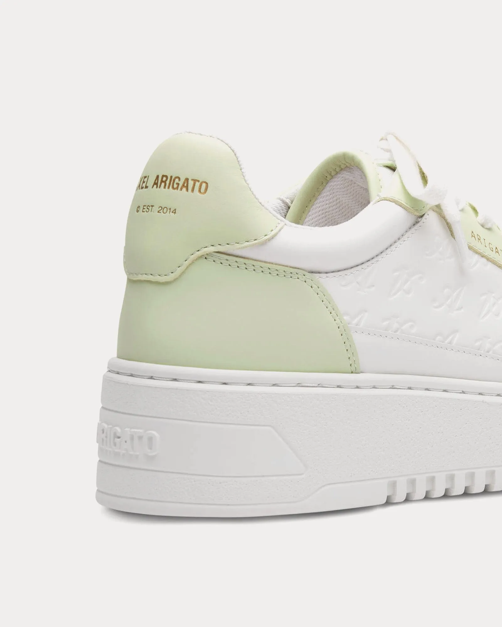 Orbit Neo White / Light Green Low Top Sneakers