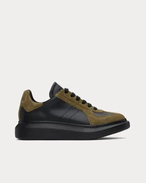 Oversized Retro Black / Khaki Low Top Sneakers