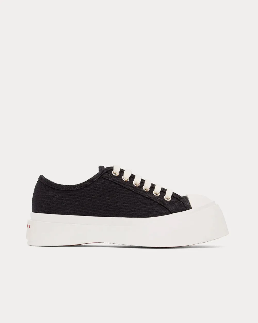 Pablo Canvas Black Low Top Sneakers