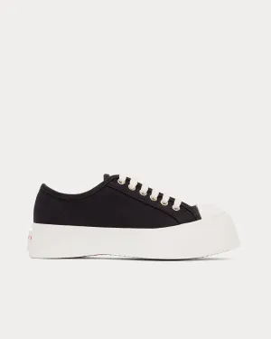 Pablo Canvas Black Low Top Sneakers