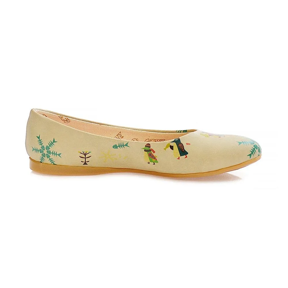 Penguins Ballerinas Shoes 1006