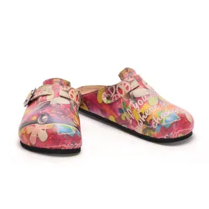Pink VW Beatle Clogs CAL305