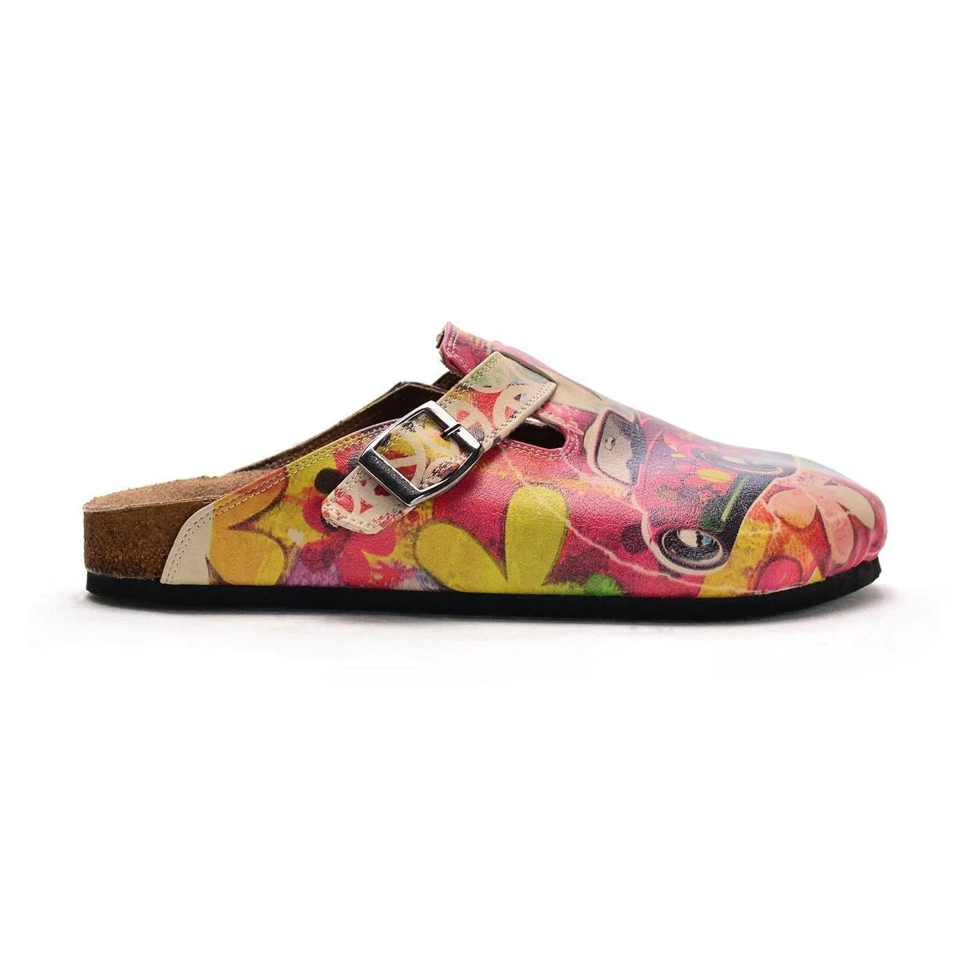 Pink VW Beatle Clogs CAL305