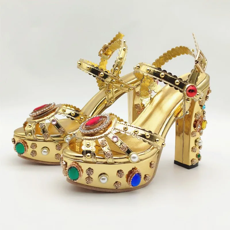 Pre Order:  Chunky Gold Platforms