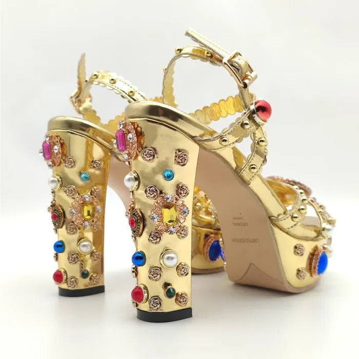Pre Order:  Chunky Gold Platforms