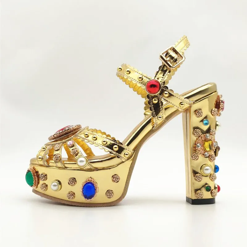 Pre Order:  Chunky Gold Platforms