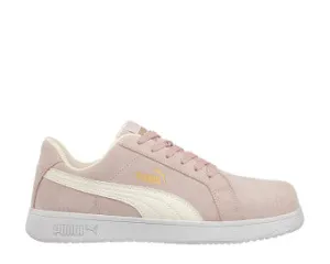 Puma Women's Iconic Composite Toe Safety Toe Pink Athletic Work Shoe 640145