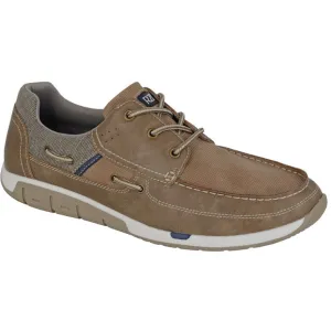 ROUTE 21 SHOES - M141 Tan Deck Leisure Shoes