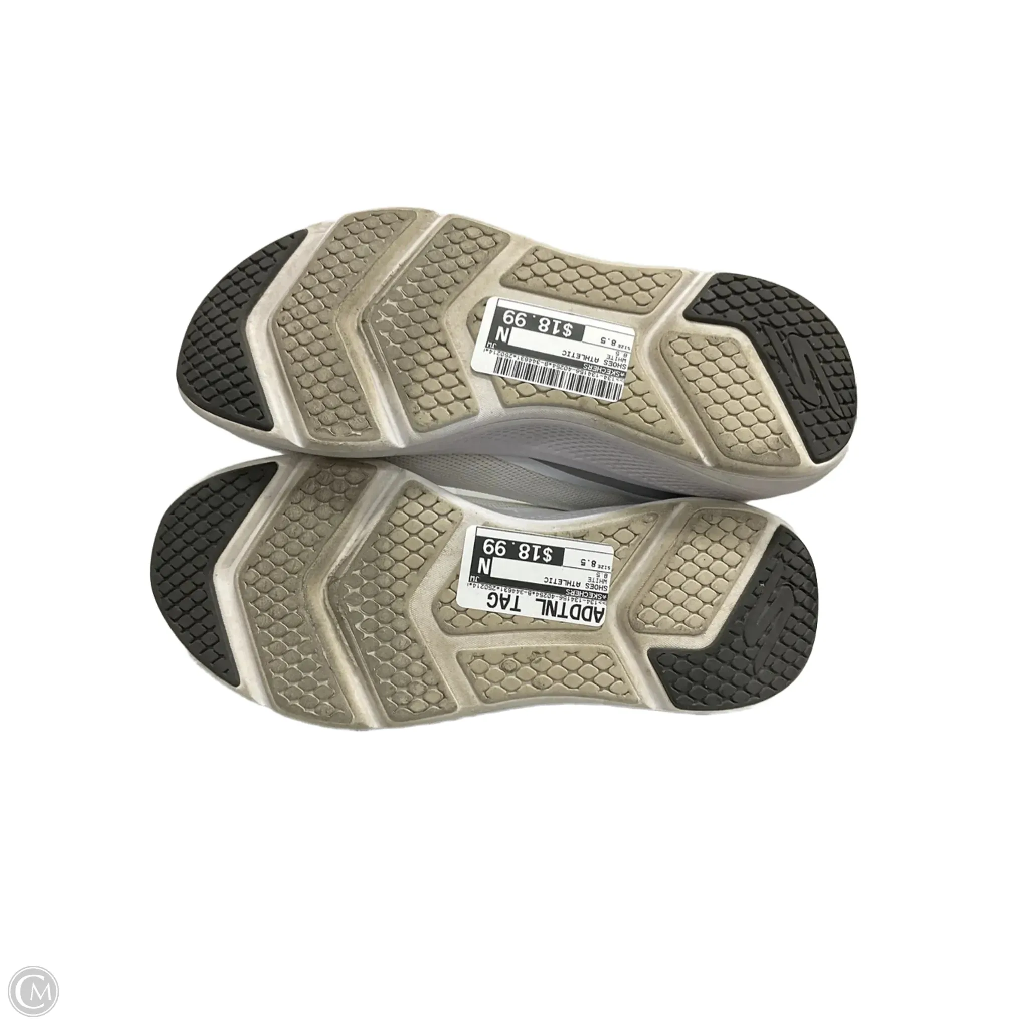 Shoes Athletic By Skechers In White, Size: 8.5