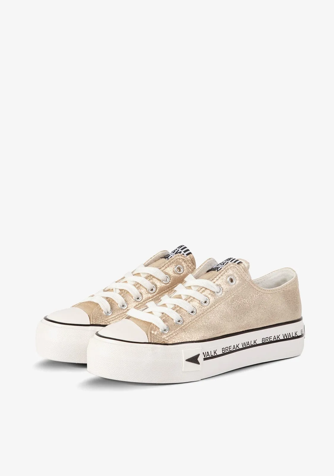 Sneakers Bay Platform Gold