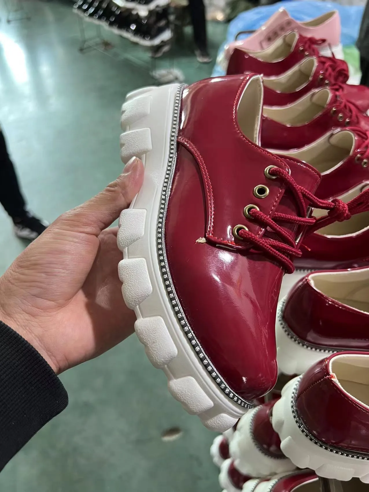 Thick Heel Increased Flat Platform Oxford Women Shoes