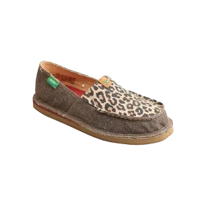 Twisted X Ladies Slip-On Leopard Loafer Shoes WCL0001