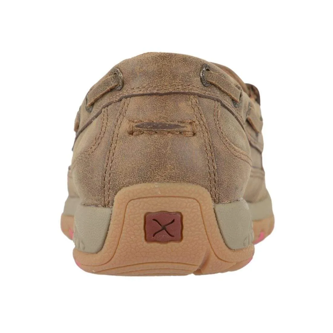 Twisted X Womens Cactus Stitch Cell Stretch Slip On Moc