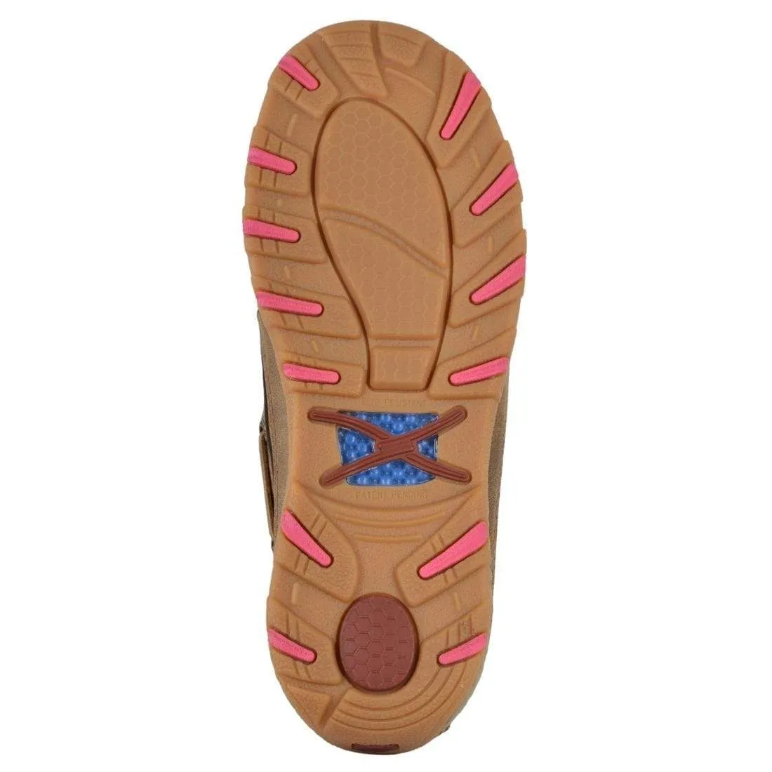 Twisted X Womens Cactus Stitch Cell Stretch Slip On Moc