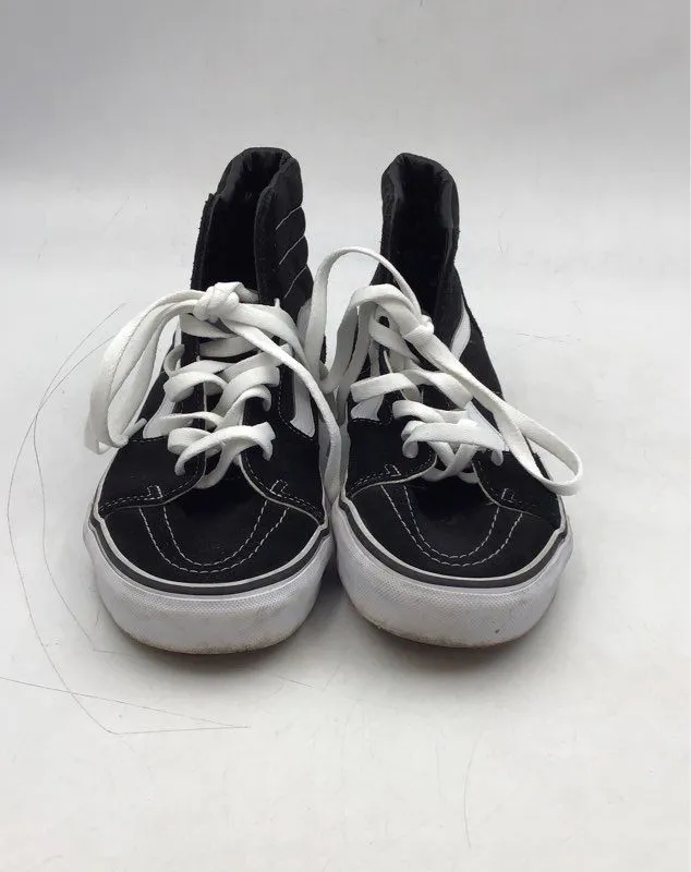 Vans Men's Off The Wall 507698 Black Mid-Top Lace-Up Athletic Shoes - Size 10