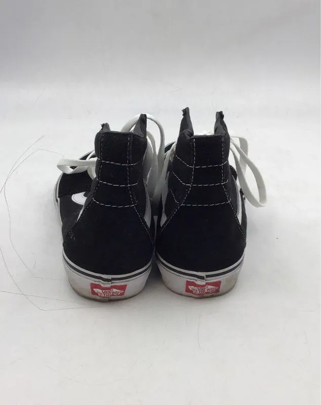 Vans Men's Off The Wall 507698 Black Mid-Top Lace-Up Athletic Shoes - Size 10