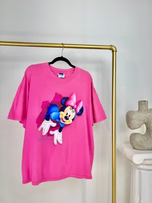 VINTAGE MINNIE MOUSE FRONT   BACK GRAPHIC T-SHIRT