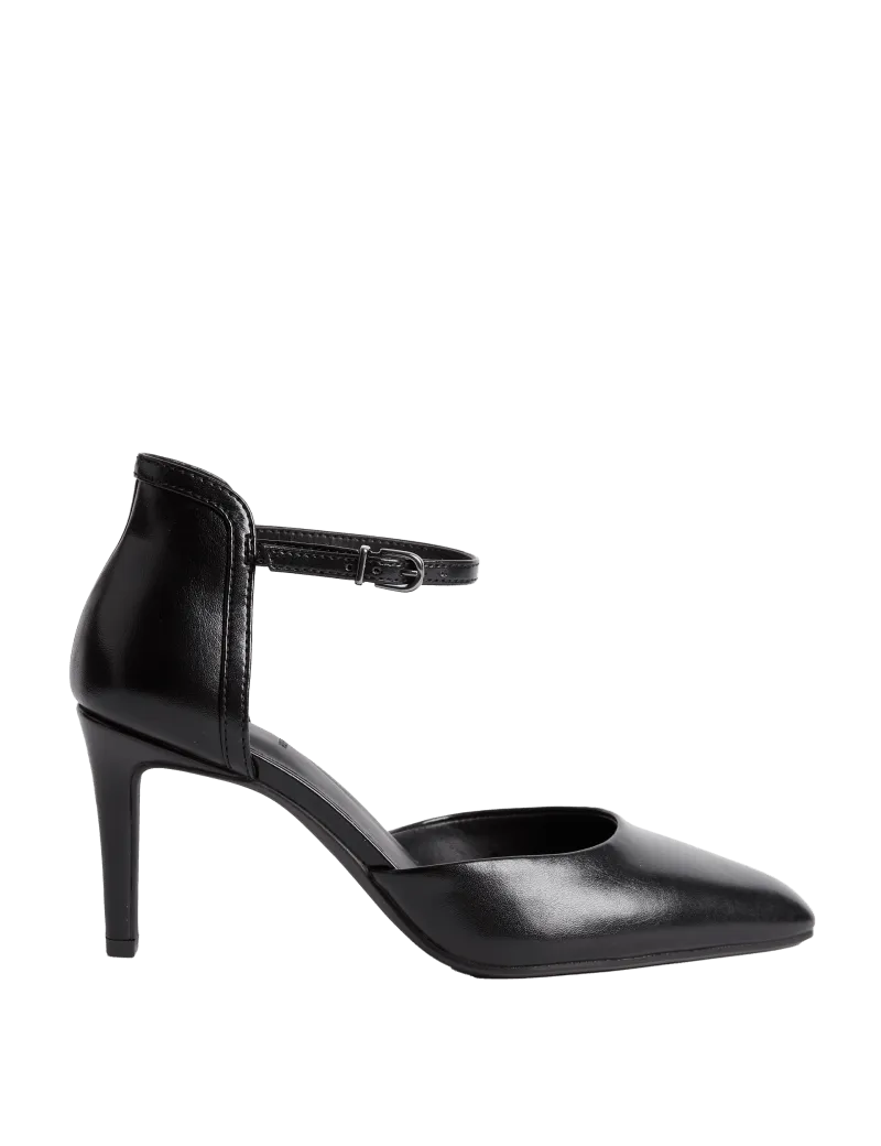 Wide Fit Ankle Strap Court Shoes