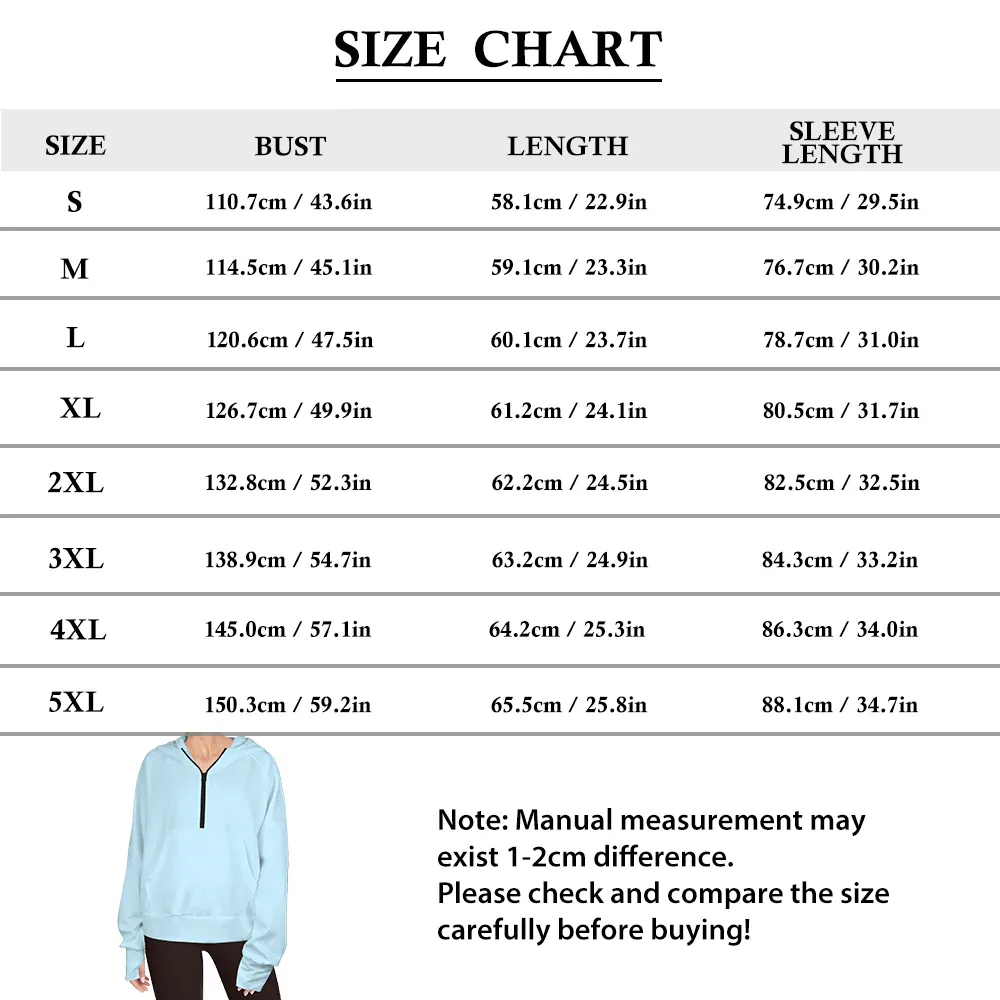 Women's Half Zip Cropped Hoodies Custom Face Camouflage Fleece Athletic Pullover Hoodies with Pockets Thumb Hole