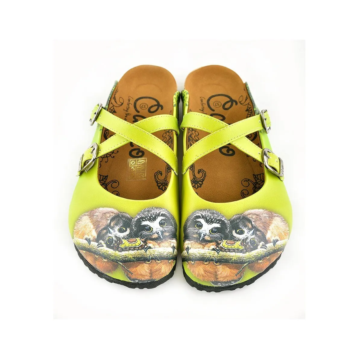 Yellow Owl Clogs WCAL139